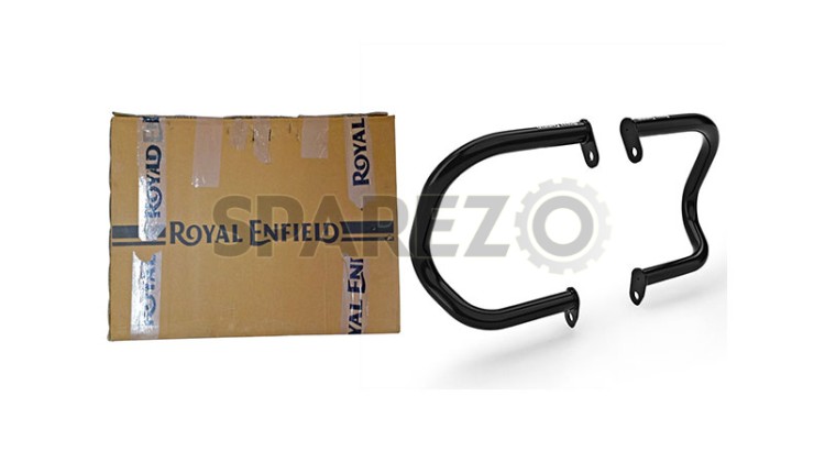 Royal Enfield GT Continental & Interceptor 650 Compact Engine Guard Black - SPAREZO